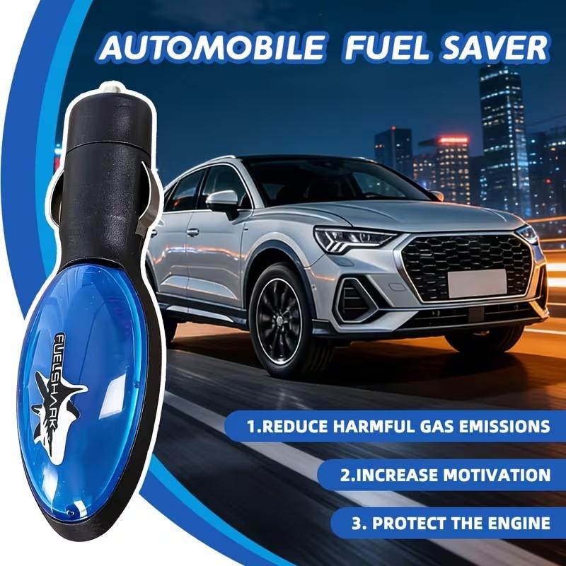 Car Fuel Saver Device | Plug-in Gas Saving Tool, Fuel Shark Fuel Efficiency Booster, Easy Plug-and-Play Installation, Universal Fit for Gasoline Diesel Vehicles Cars Trucks SUVs, Auto Fuel Saving Accessory.