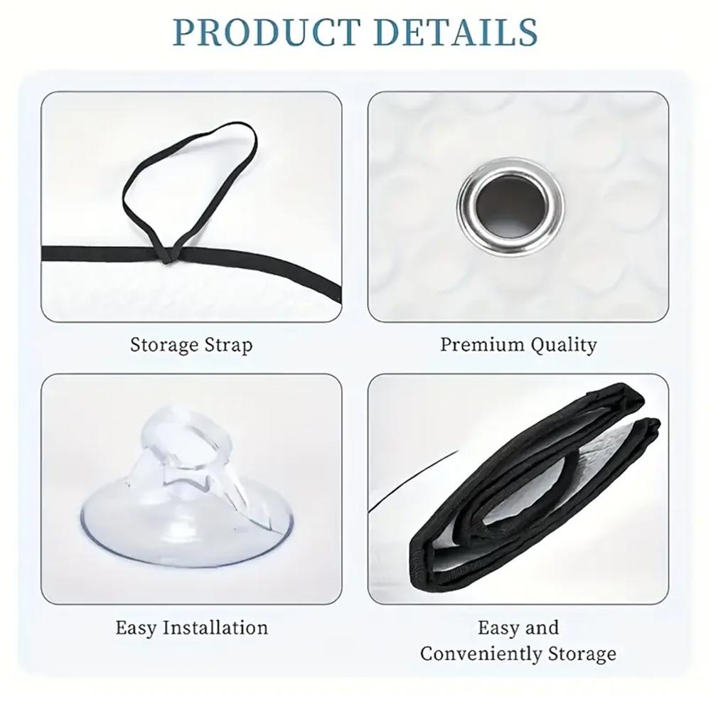 1pc, Pink Gaze Illusion Print Car Windshield Sun Shade, Foldable Sun Visor for Front Windshield, Simple and Effective, Ideal for Daily Commuting and Road Trips