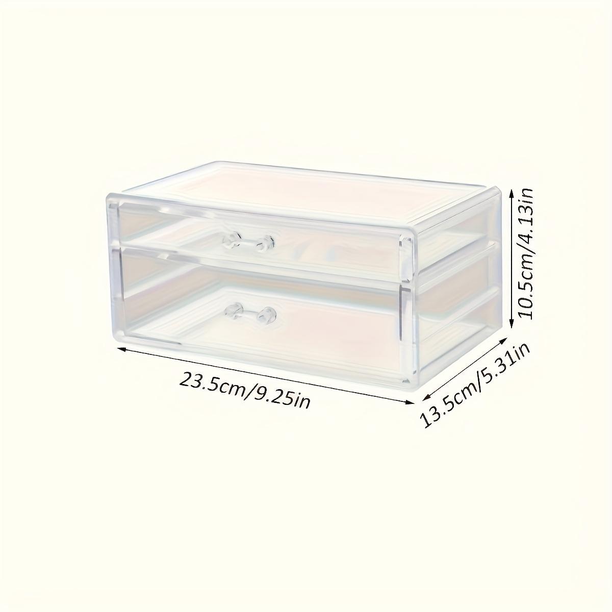Stackable Desktop Storage Box, Large Capacity Organizer, Ideal for Pencils, Markers, Cosmetics, Small Items, Multi-Purpose Storage Solution