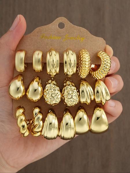 Fashionable 18-36 Piece Set, Stylish Accessories Collection, Perfect for Daily Wear & Special Occasions, Trendy Design for All Seasons, High Quality Earrings