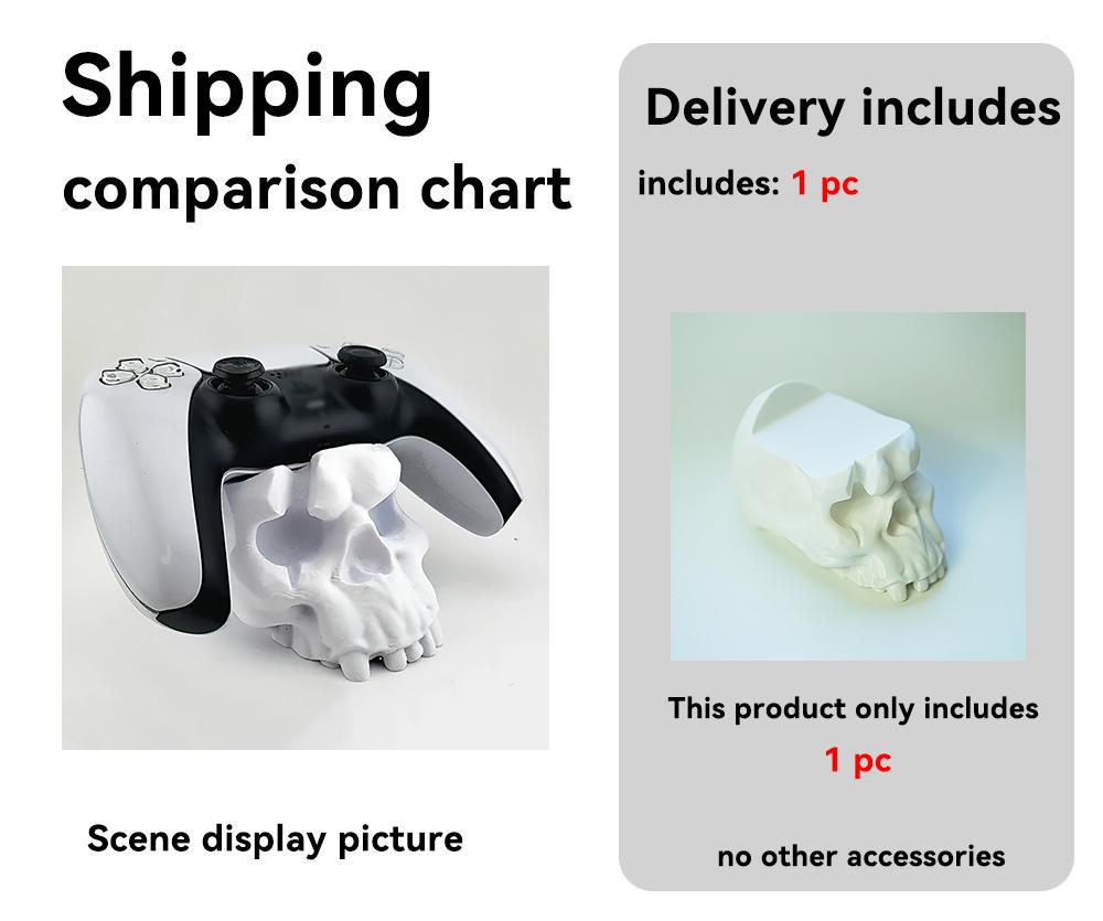 1PC Stylish Controller Display Stand for PS5, Console & Controller Base Holder, Desktop Organizer & Home Decor Accessory (Controller & Console Not Included)