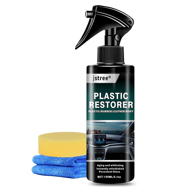 Car Plastic Refresher, Interior Repair, Bumper Restoration Tool, 150ML, Automotive Maintenance Solution