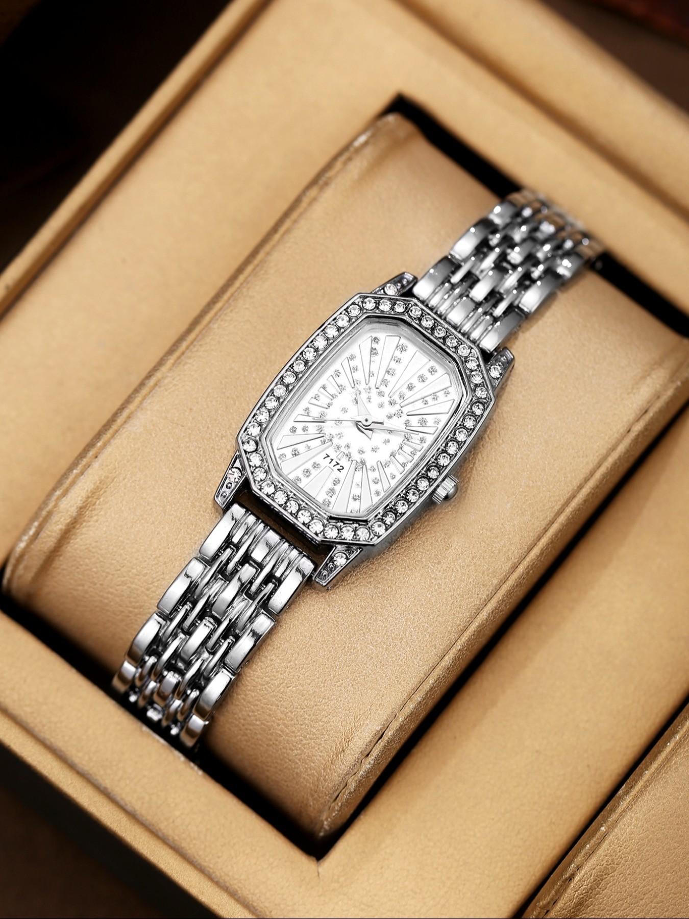 4pcs Luxury Couple Watches Set, Includes Wallet, Perfect Gift for Him, Valentine's Day, Christmas, Thanksgiving, Back-To-School Season