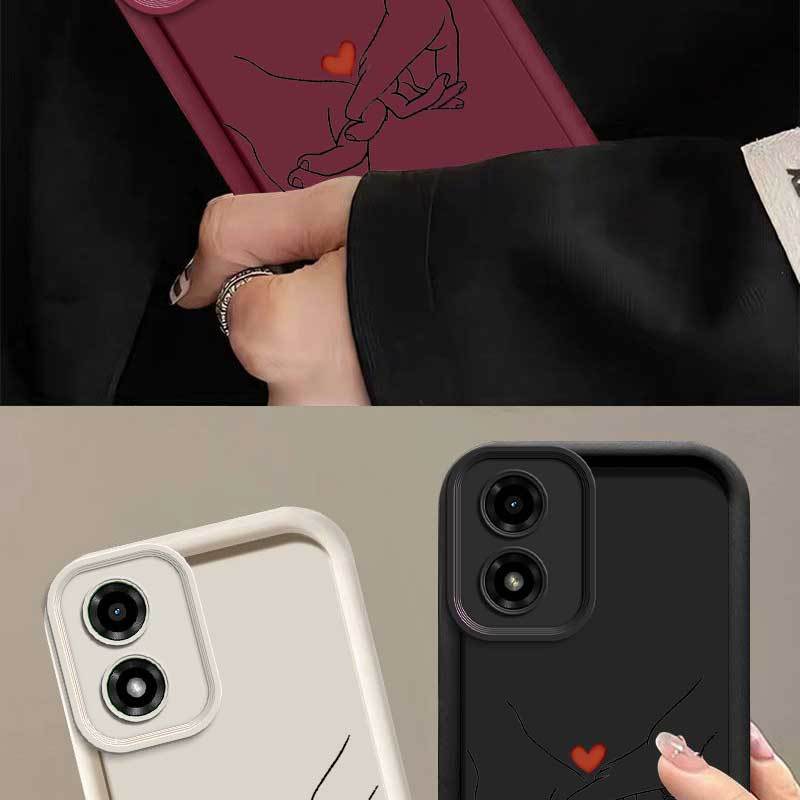 1 Piece E14 Promised Love Fashion Ready Flexible For Moto E14 Case With Elegant