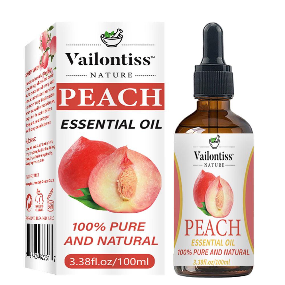 Peach Essential Oil Humidifier Air Freshener 100ML, Plant Extracted, Relieves Fatigue, Improves Air Quality, Suitable for Bathroom, Living Room, Bedroom