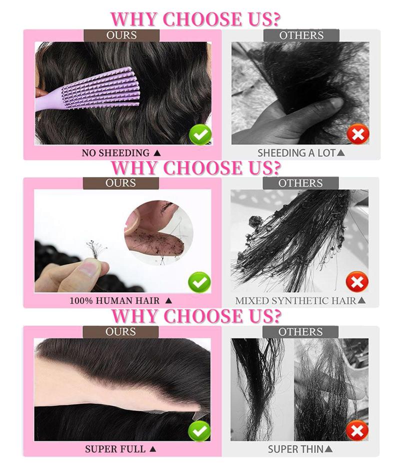 Gabrielle  HAIR Deep Wave Wear And Go Glueless Bob Wigs Bleached Knots Pre Cut Lace 7X5 HD Human Hair Air Wigs Pre-Plucked   Summervibes FallFreshness TikTokShopBlackFriday