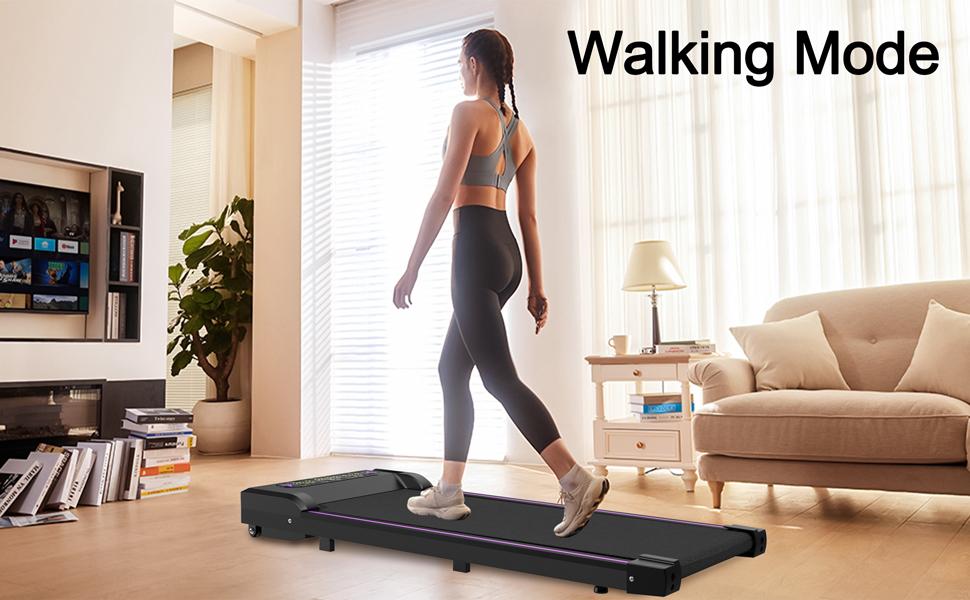【KINMAC】265 lbs Treadmills Walking Pad, 2 in 1 Running Machine, Under Desk Treadmill for Home Office, Protable Treadmill Walking Treadmills for Home