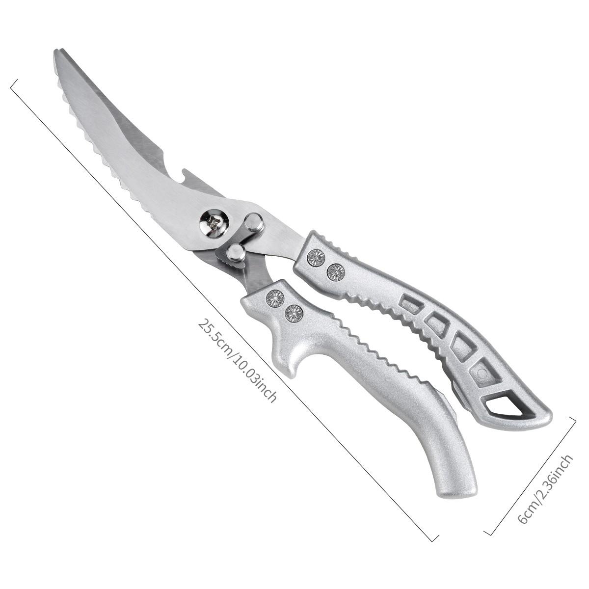 1pc Game-Changer Kitchen Shears, Efficiently Cut Chicken, Bones & More, Quick & Easy Food Preparation Tool, Essential Kitchen Utensil