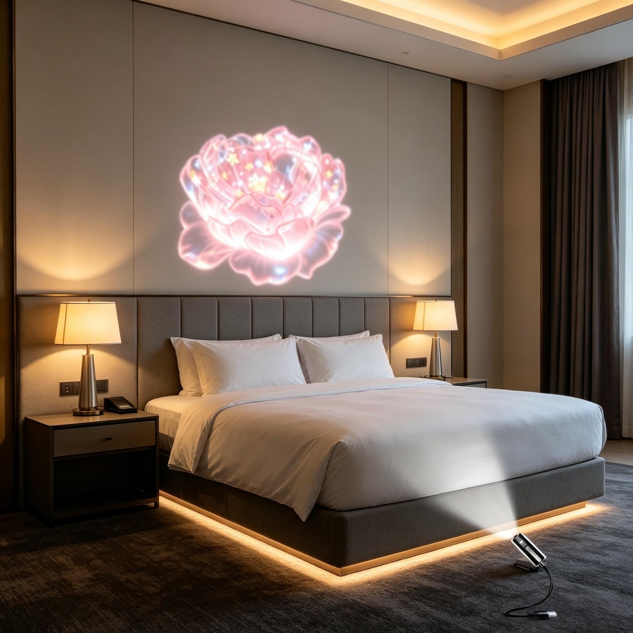 10pc Pattern LED Projector Night Light, Creative Dream LED Projector Lamp, 360° Rotatable LED Night Glow, Room Bed Ceiling Decor
