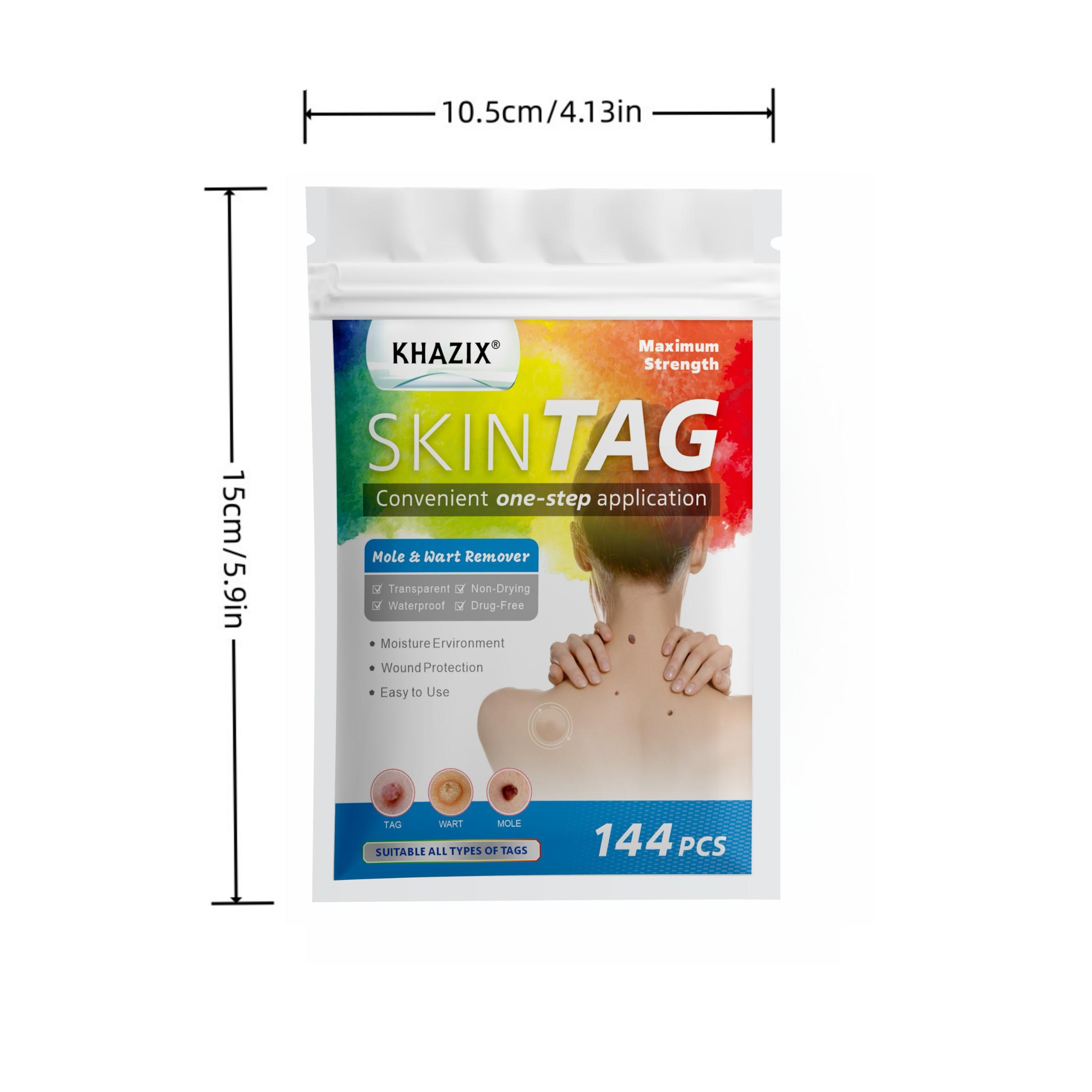 KHAZIX Invisible Ultra-Thin Gentle Care Patches, 144pcs, Drug-Free, Suitable for All Skin Types, Single Item Pack, Made in China, No Flammable Aerosols