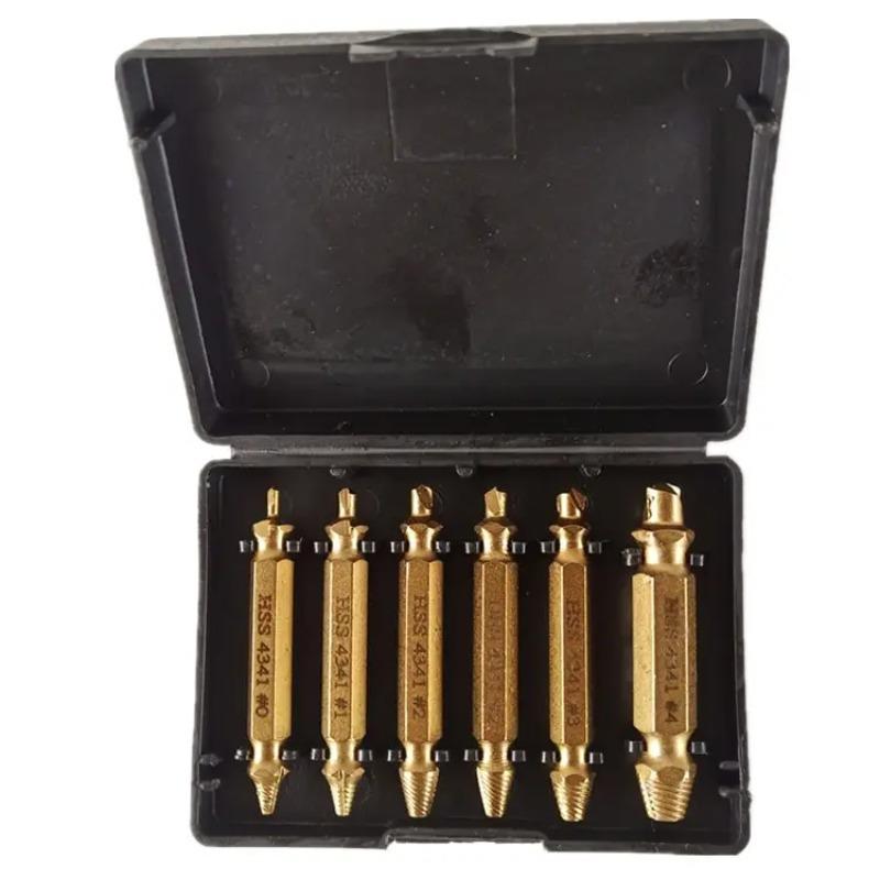 Screw Extractor Drill Bit Extraction Kit Damaged Speed out Bolt Extractor Bolt Stripping Attachment Tool