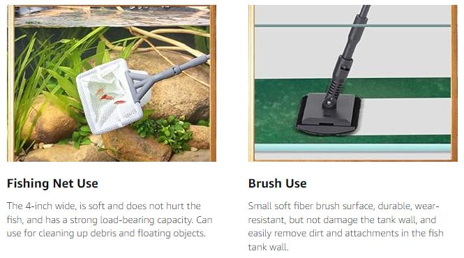 Hygger Aquarium Gravel Cleaner, New Quick Water Changer with Air-Pressing Button Fish Tank Sand Cleaner Kit,1 count Portable Handheld Fish Tank Water Changer