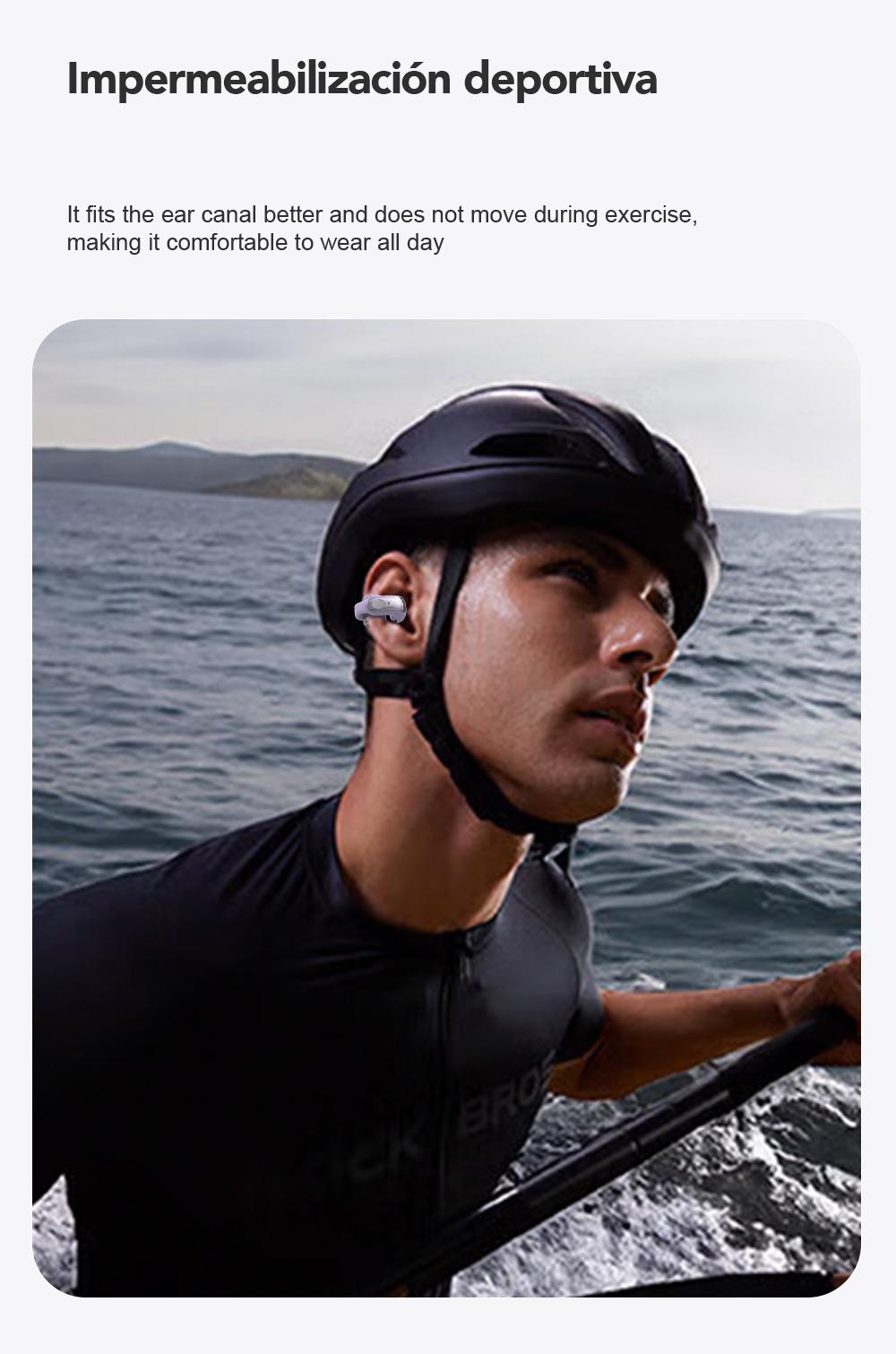 ERAZER XF28 Translation Wireless Earbuds, Clip-On Ear Headphones, Supports Real-Time Translation in 134 Languages With APP, Bluetooth 6.0 Earphones, Audio Wireless Earbuds for Music & Phone Calls,Waterproof Sports Electronic Headphones with Long Endurance