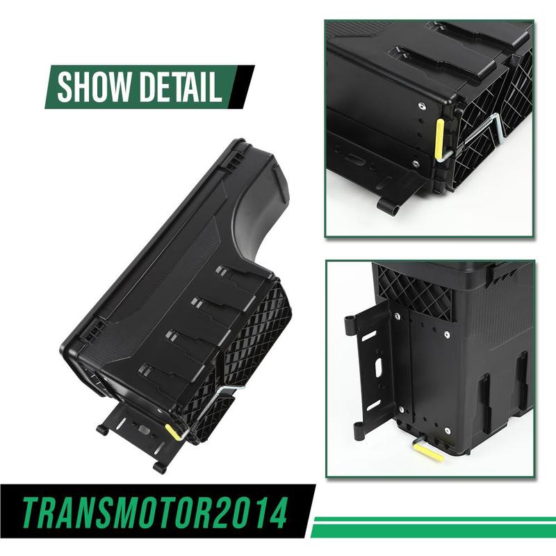 CROSSDESIGN Truck Bed Storage Tool Box Swing Case Left Side Fit For 2019-2021 Dodge Ram 1500 High quality ABS composite material Storage Box Dodge Ram Truck Accessories