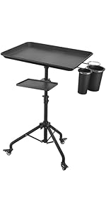 Salon Tray Cart Salon Rolling Tray, Tattoo Tray with Wheels Adjustable Height, Service Storage Tray Trolley for Beauty Clinic Spa Salon Tray Cart Salon Rolling Tray, Tattoo Tray with Wheels Adjustable Height, Service Storage Tray Trolley for Beauty Clinic Spa