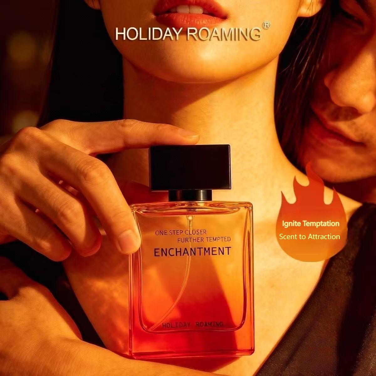 Men's Slightly Drunk Fougere Woody Perfume 50ML, Long-Lasting Light Fragrance, All Day Fragrance, Earthy Woody Scent, Captivating Scent, Natural Freshness, Perfect Gift for Boyfriend, Unisex Date Cologne