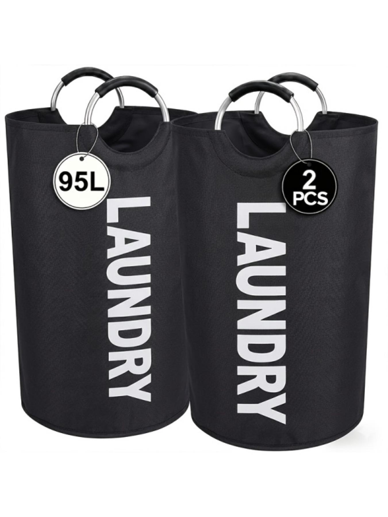 Large Capacity Laundry Basket Set, Oxford Fabric Foldable Bag, Ideal Home Dirty Clothes Hamper & Clothing Organizer