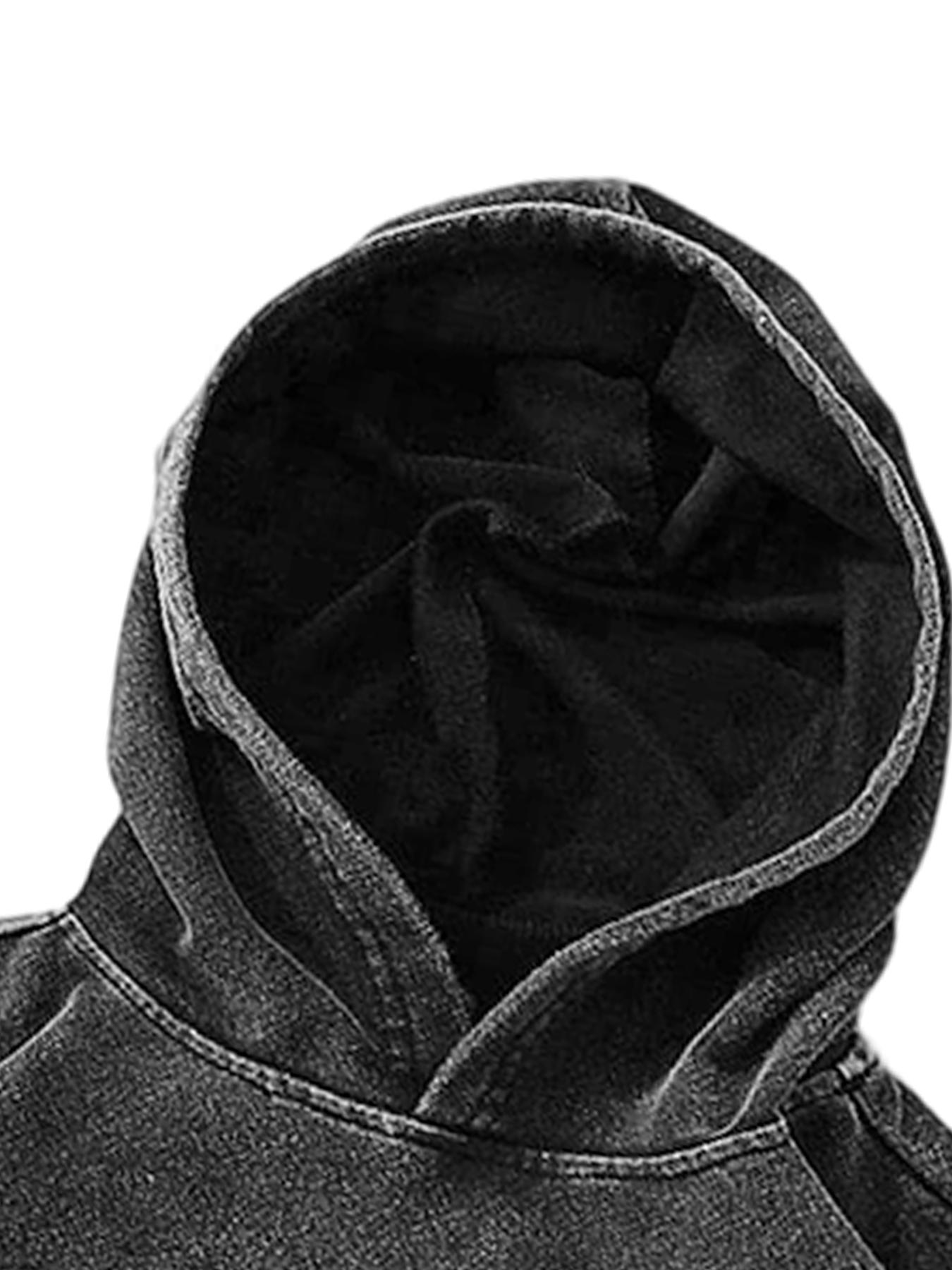 Vintage Acid Wash Stained Glass Graphic Print Hoodie and Oversized Sweatpants 2-Piece Set | Y2K Grunge Streetwear Co-ord for Men & Women | High-Quality Heavyweight Religious Art Tracksuit for Daily Street Style