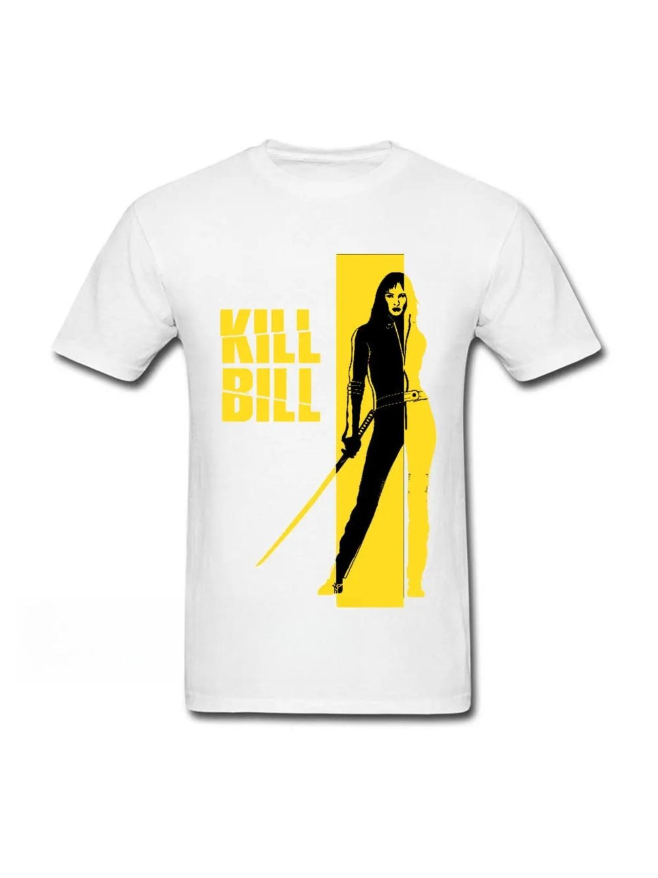Movie Kill Bill Pulp Fiction Django Tshirt Quentin Tarantino Film Graphic Tshirt Mens Casual Loose Tops Men T-shirt