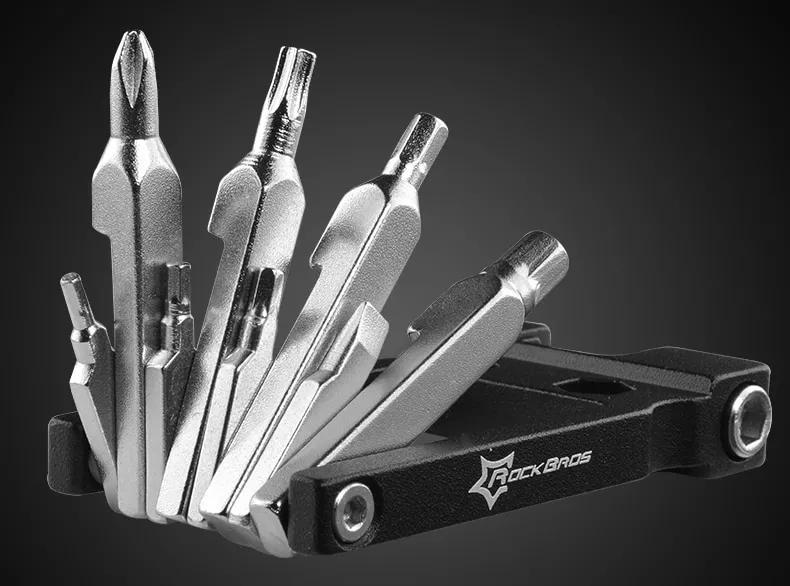 ROCKBROS Bike Repair Tool Durable Aluminum Alloy Bike Tool Kit