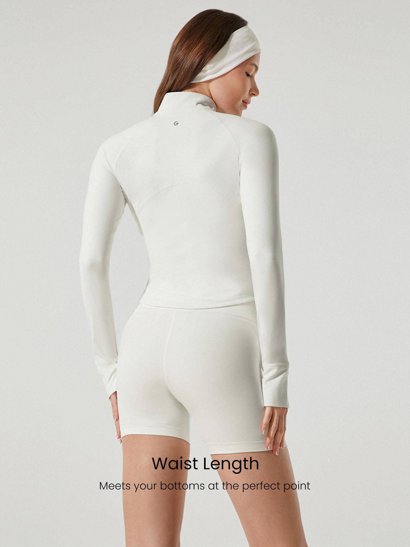 GLOWMODE Hourglass BBL Curved Hem Jacket & 4.3" Shorts & 24“ Crossover Leggings Set TikTokShopBlackFriday