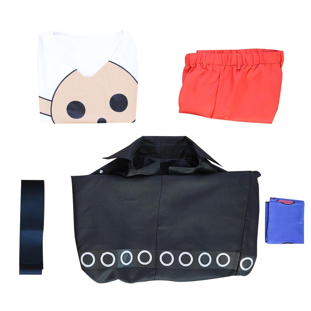 Anime Costume Film Red  Luffy Cosplay Costume Halloween Party Theater Edition Luffy Trench Pants Full Outfits