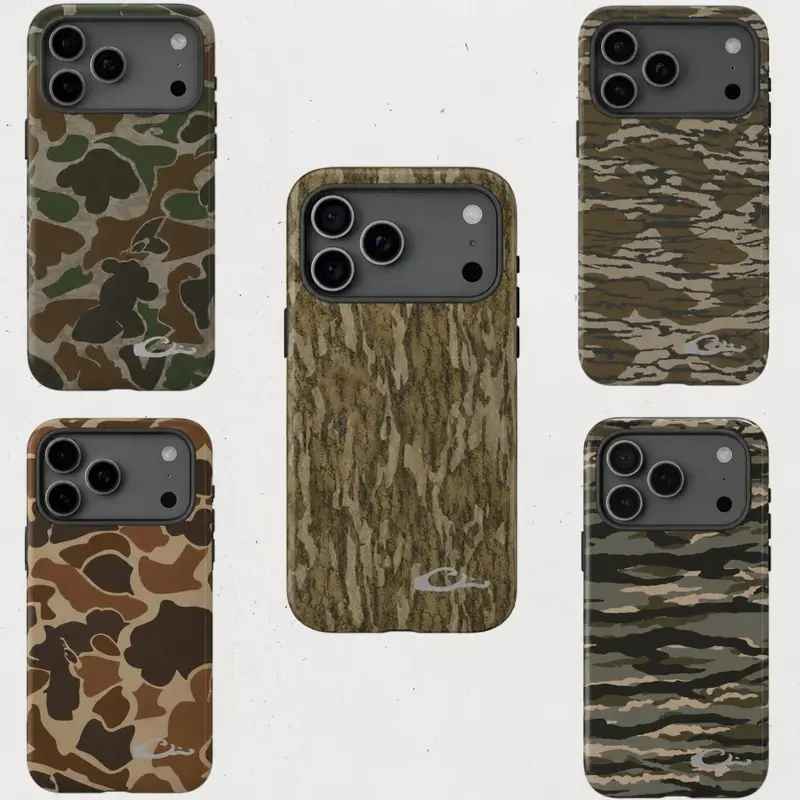 Camouflage Tough Case - Hunting Theme, Dual Layer Protection, Phone Accessories for iphone 18 17,16,15,14,13,12,11 Pro ProMax Plus  Air & X Series Smartphones, Cellphone/Handheld Devices,For Men.