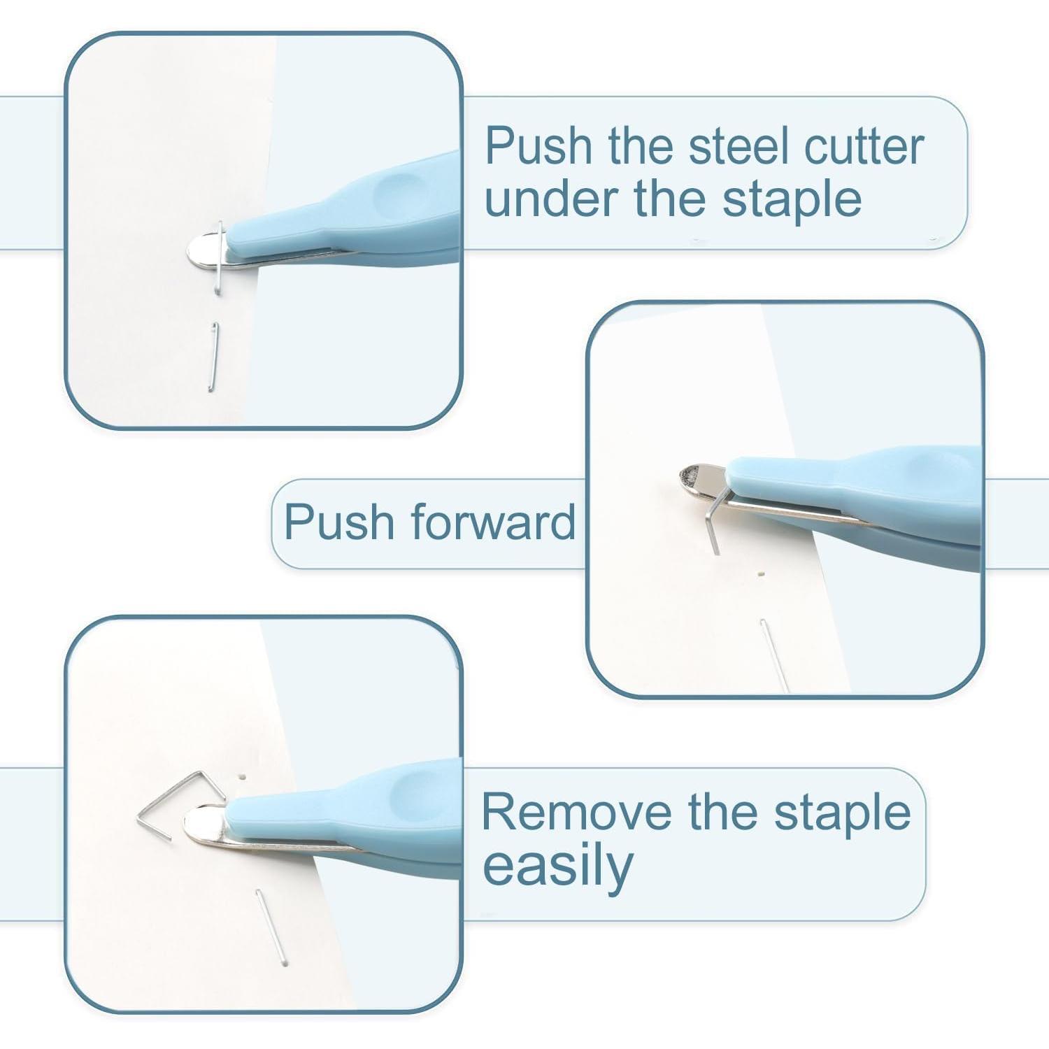 Professional  Staple Remover Puller Staple Puller Tool Staples Remover Staple  for School Office  (3PCS)