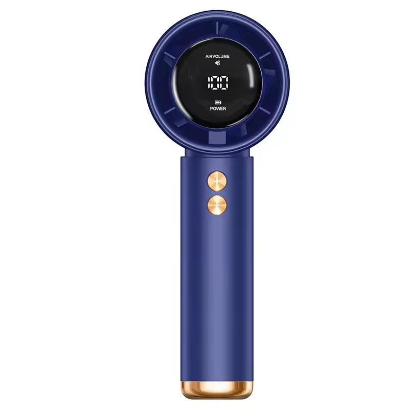 1Count N68 Handheld Fan Portable Turbo Fan Air Cooler 100 Wind Speeds Adjustment High Speed Fan