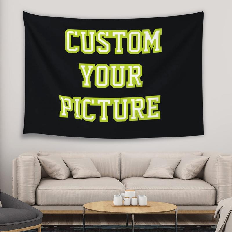 Custom tapestry upload picture banner and logo tapestry wall hanging for living room dormitory office home 40x60 inches Decor Decoration