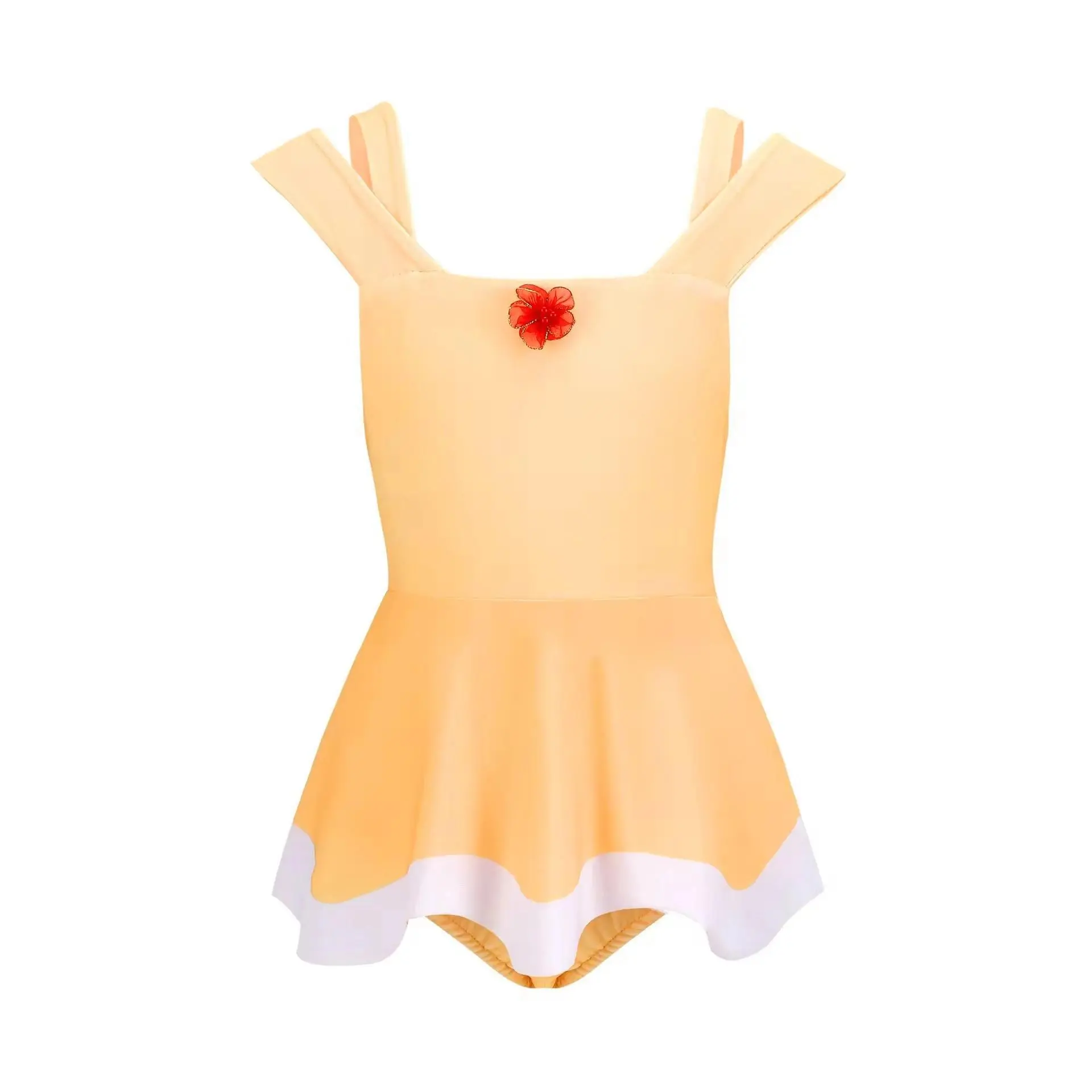 Summer Princess Girls One Piece Swimsuit Elsa Jasmine Belle Bathing Suit Kid Beach Wear Pool Party Costume Toddler Baby Bodysuit