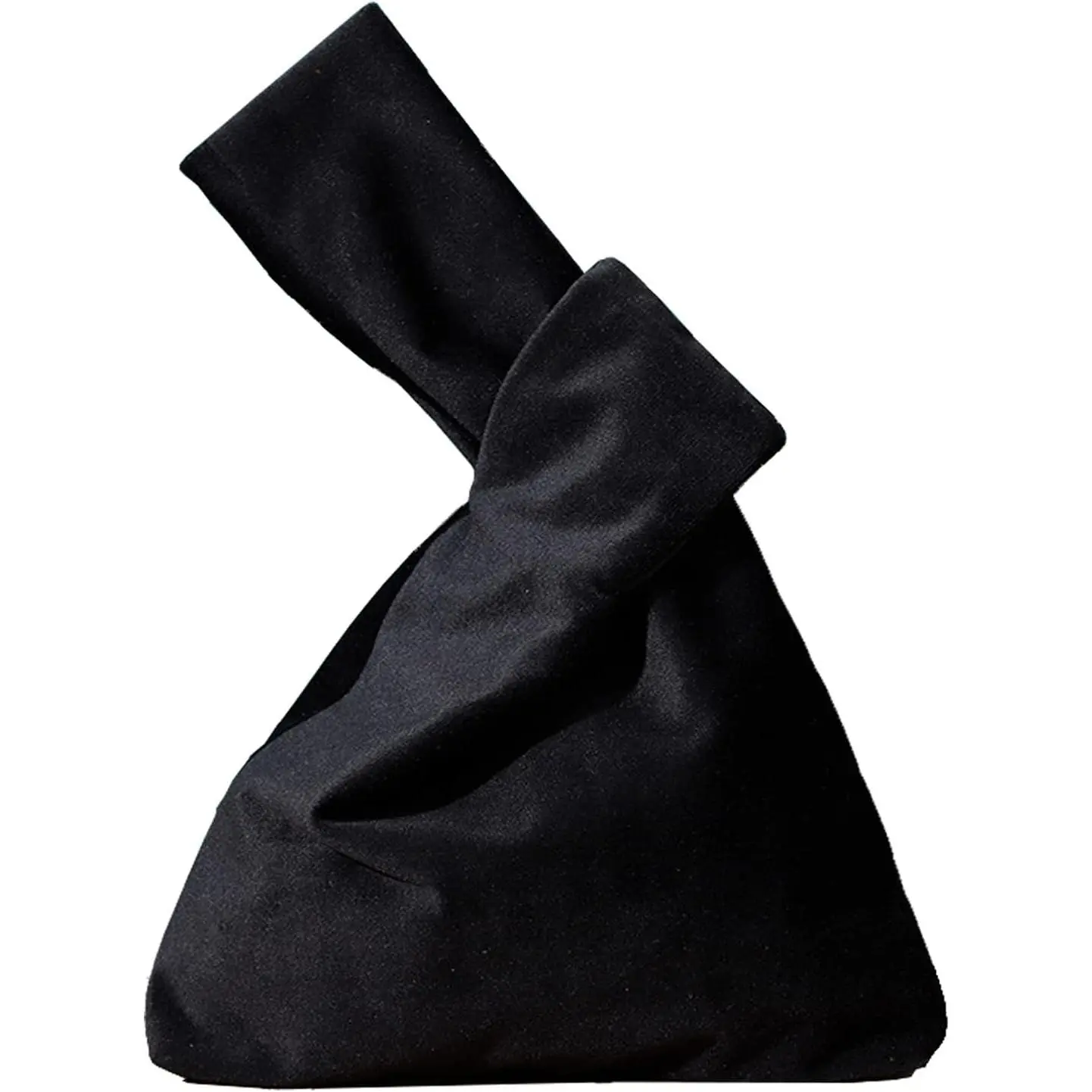 Velvet Knot Wristlet Bag for Women | Wrist strap, lightweight, card/phone holder, ideal for evening parties and weddings