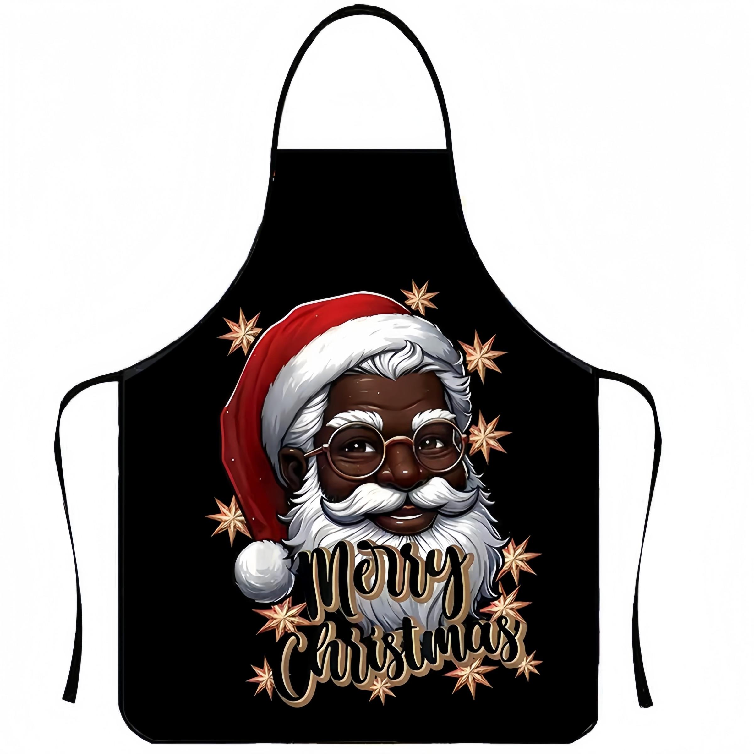 African Queen Pattern Apron, 2 Counts Polyester  Kitchen Apron for Cooking, Summer Spanish Apron for Men&Women,Nails Design Tool,Mother's Day Gift, Kitchen&Cleaning Essential,Cleaning Tool,World Cup