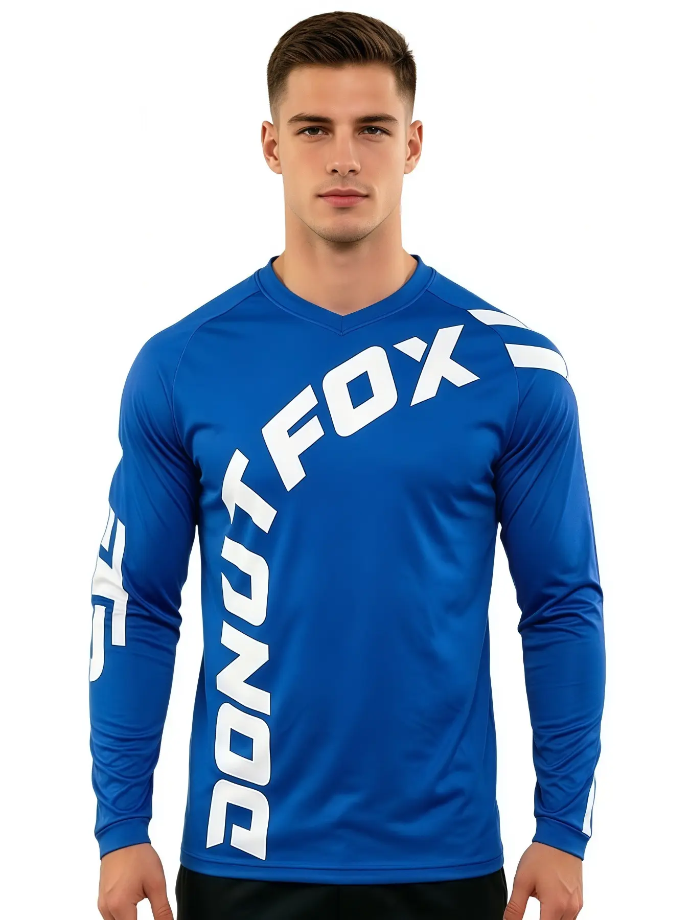 Men's and Women's Cycling Suits, Summer Breathable Cycling Wear, Color-blocking, Breathable Quick-dry Design, Downhill T-Shirt All-Terrain Racing Suit, Suitable for Motorsports Racing and Mountain Biking, MTB Cycling Jersey, Best-selling Outdoor Gear