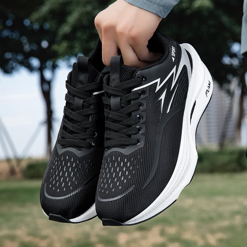 Spring New Casual Sports Shoes, High-Quality Running Shoes for Couples, Comfortable Soft Thick Sole, Breathable Mesh, Anti-Slip Sole