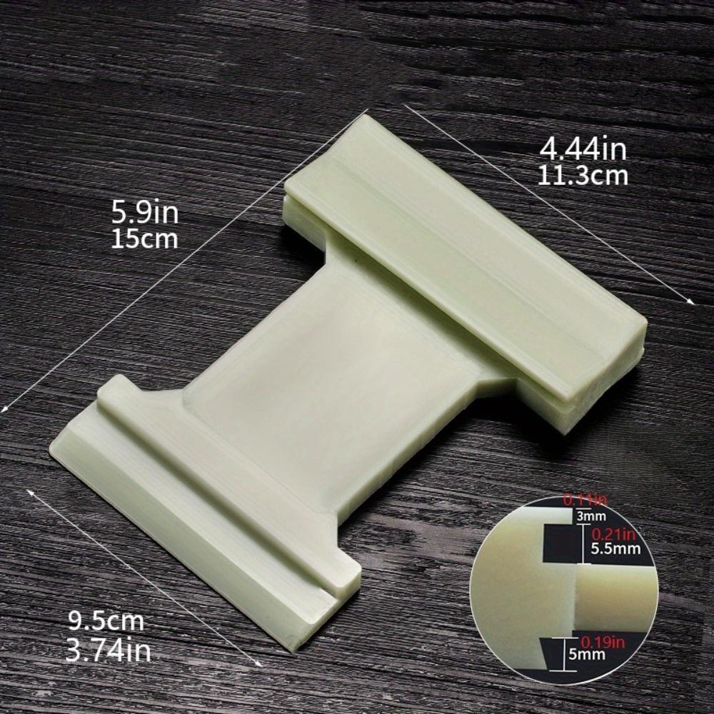 Multi-functional tool set for installing pressure plates, with strong nylon blocks, suitable for wooden and composite floors, designed with precise grooves.