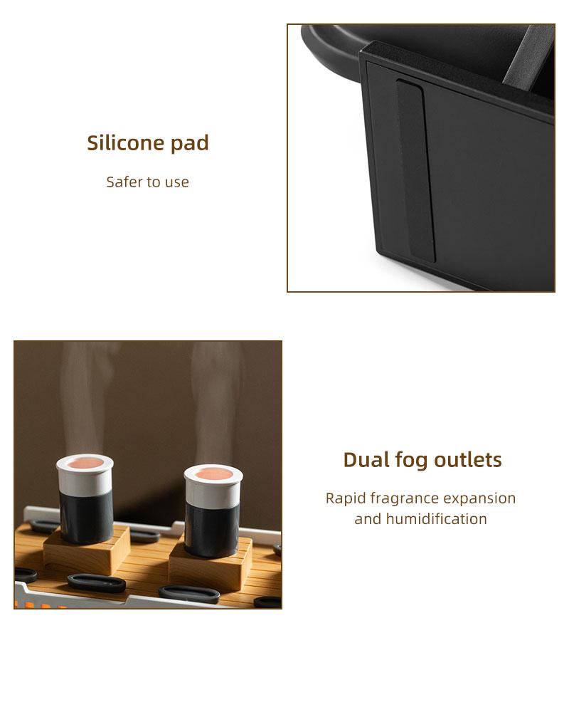 Simulation Aromatherapy Machine - Home Desktop Essential Oil Diffuser with Volcano Spray, Quiet Operation & Humidifier Features - Jellyfish