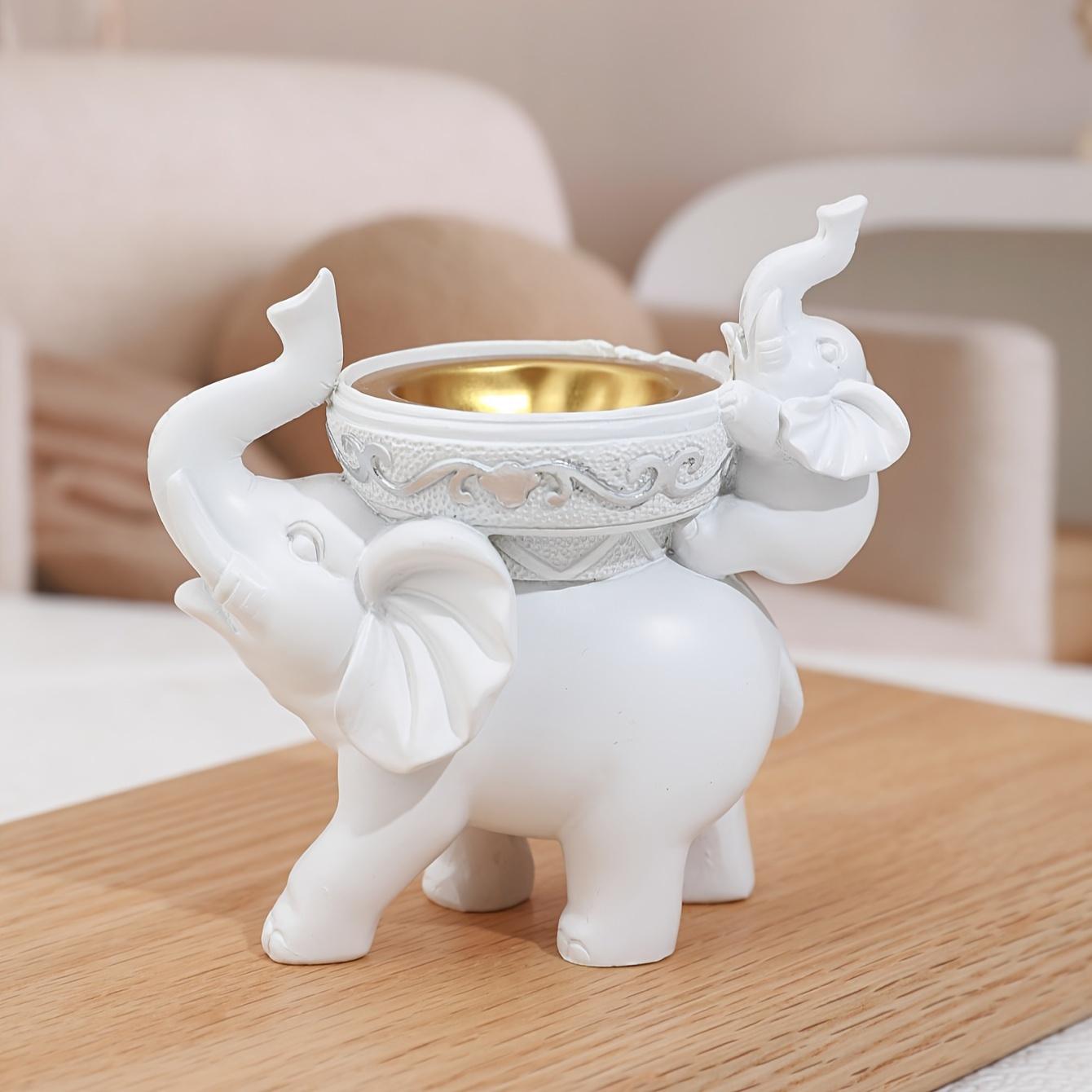Elephant Design Incense Burner, 1 Count Creative Cute Elephant Design Fragrance Holder, Aromatherapy Scent Diffuser, Desktop Decorative Ornament for Home Office, Home Decor, Room Scents, Scented