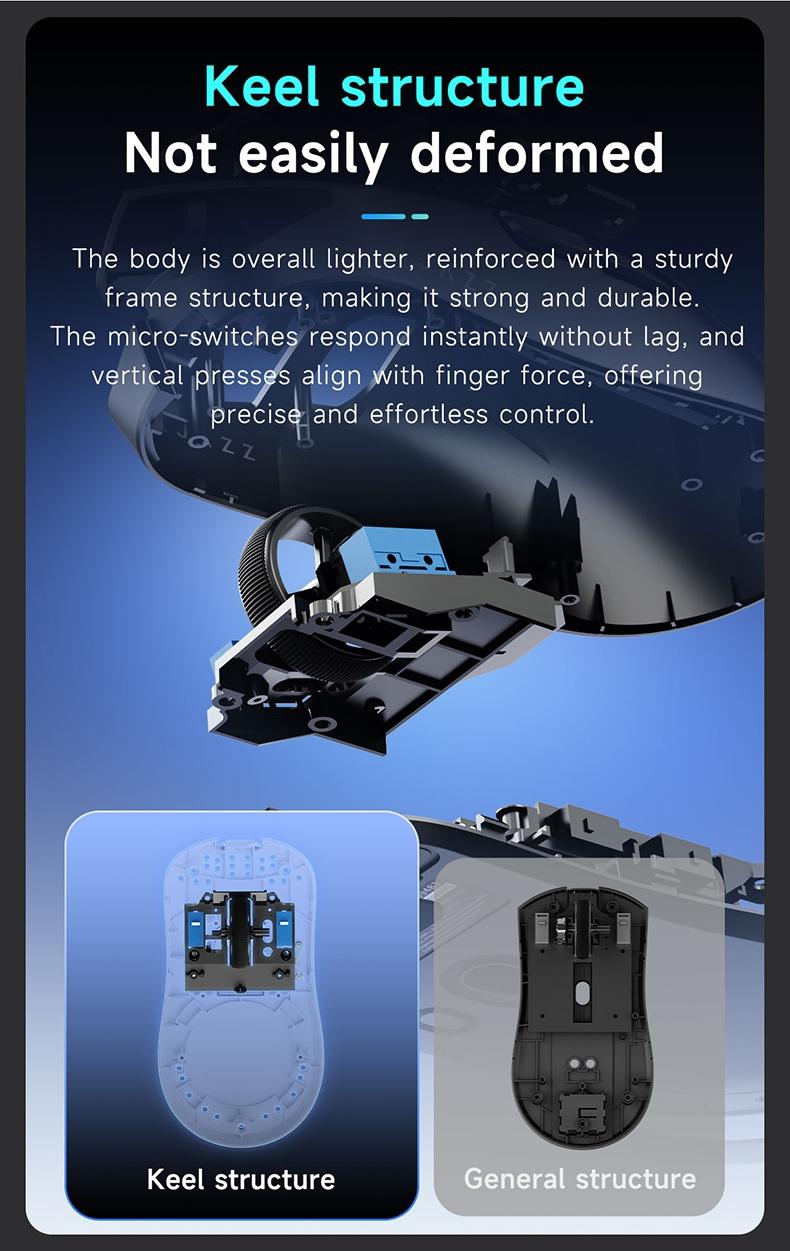 Mage Aj200 Nl Ai Mc Three-Mode Wireless Ai Mouse, Lithium Polymer Battery, Bluetooth-compatible Connectivity, Ergonomic Design, USB-C Charging