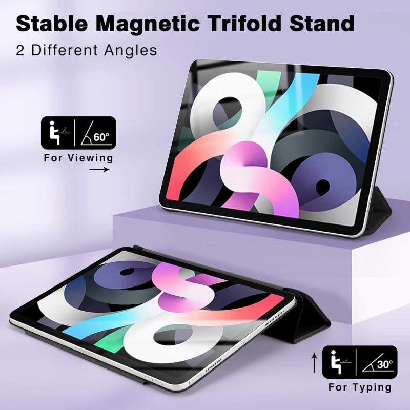 Magnetic iPad Case with Stand, Auto Wake/sleep Function, Compatible with 10.9-Inch iPad Air 4/5 & 11-Inch iPad Air 6/7