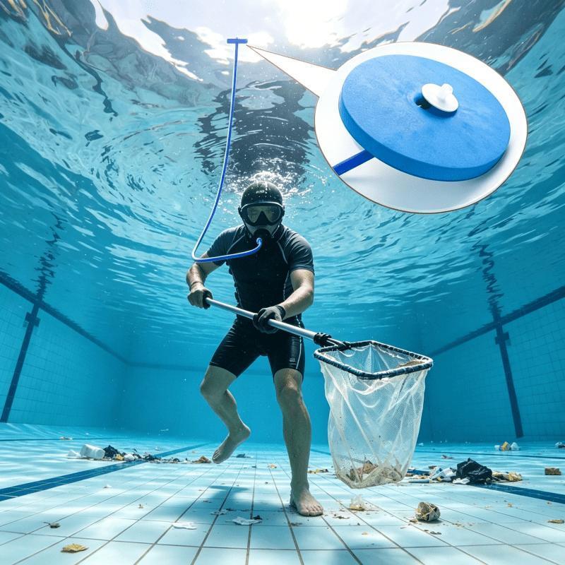 (Includes Nose Clip) Dry-Top Anti-Choking Snorkel — Silicone Single/Dual-Valve Underwater Breathing Tube — Waterproof Snorkeling & Freediving Gear for Adult Beginners