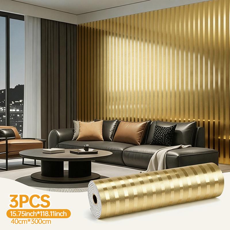 Three rolls of luxurious 3D mirror wall stickers, self-adhesive, easy to clean and removable. Suitable for bathrooms, sofa backdrops, kitchens, bedroom hallways, entryways, hotel décor, and other applications.