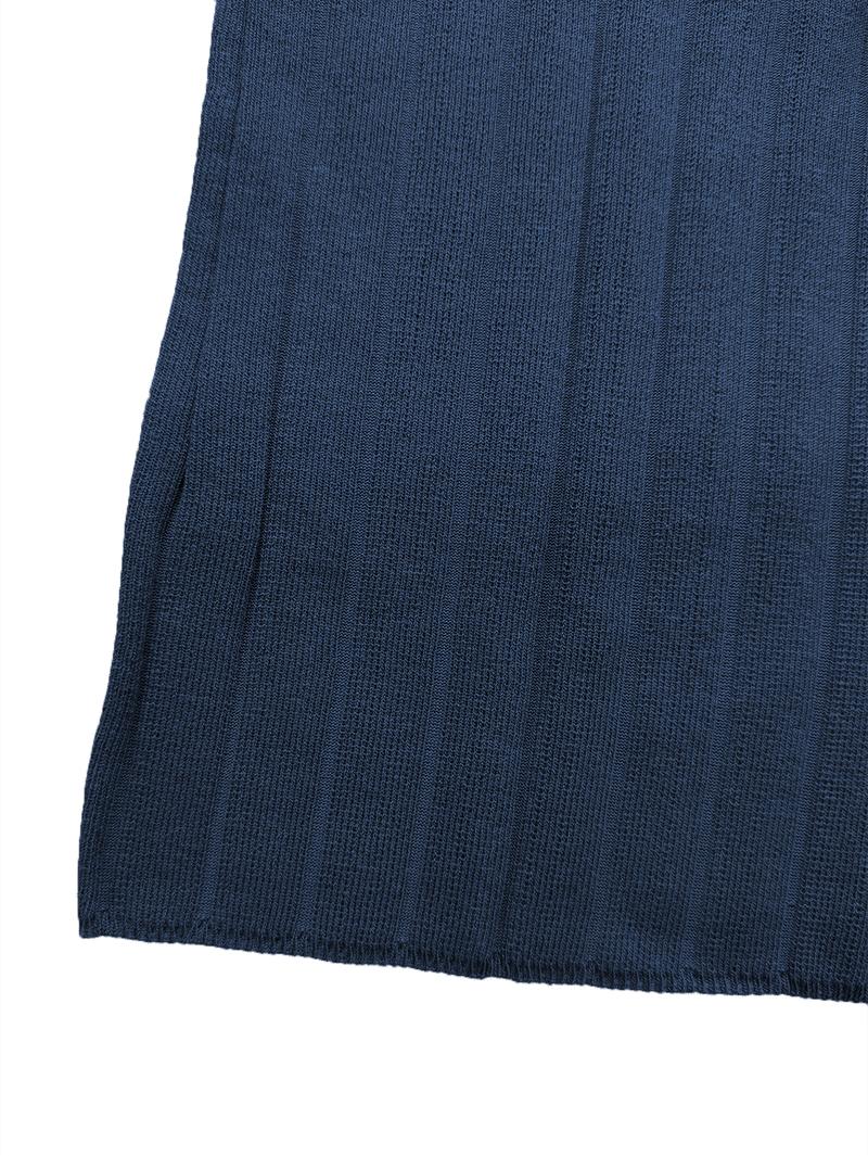 Joyfunear Solid Two-piece Knitted Sweater Set Summer Sleeveless Knitted Pullover Top High Waisted Casual Pants Set For Women 2025 New Arrival