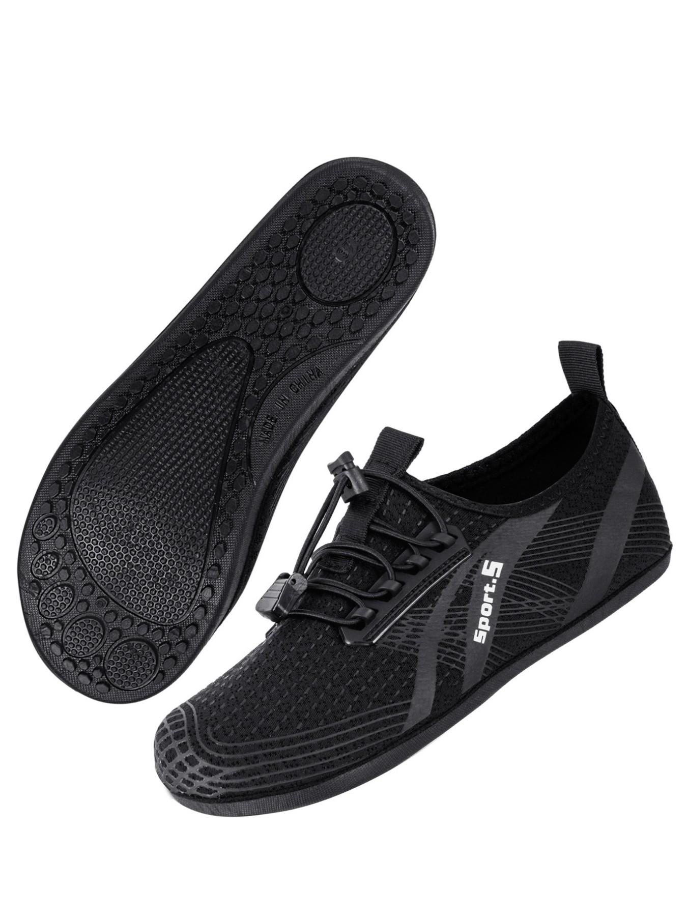 Men's Dive Shoes, Water Sports Sandals, Beach Swimming Footwear, Gym Dance Surfing Snorkeling Shoes, Comfortable and Durable