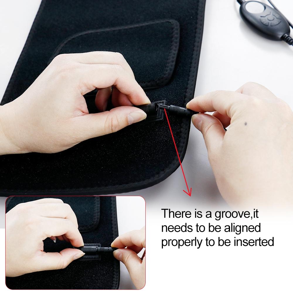 120 LEDs Red Light Infrared Therapy Belt 850nm 660nm Back Legs Arms Burn Fat Wrap Slimming Machine Waist Heat Pad Warming Uterus Stomach 5 Brightness Levels Home Physiotherapy