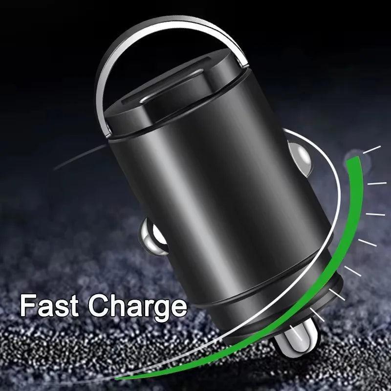 Ultra Slim Invisible Car USB Charger, full vehicle compatible, low temp stable output, firm anti-loose plug, suitable for long distance drivers, universal in-car power charging tool-YY0