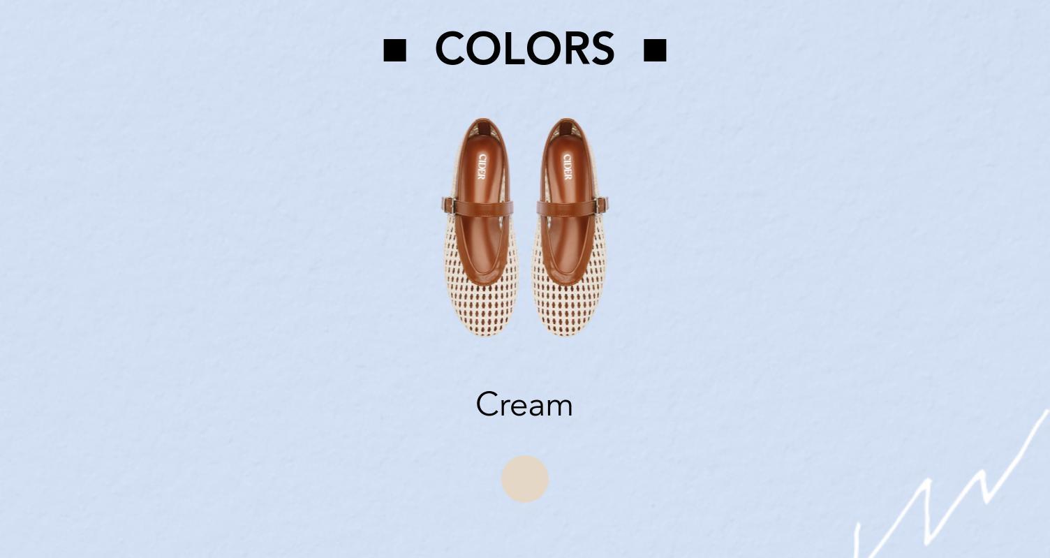Cider WOVEN STRAP FLATS