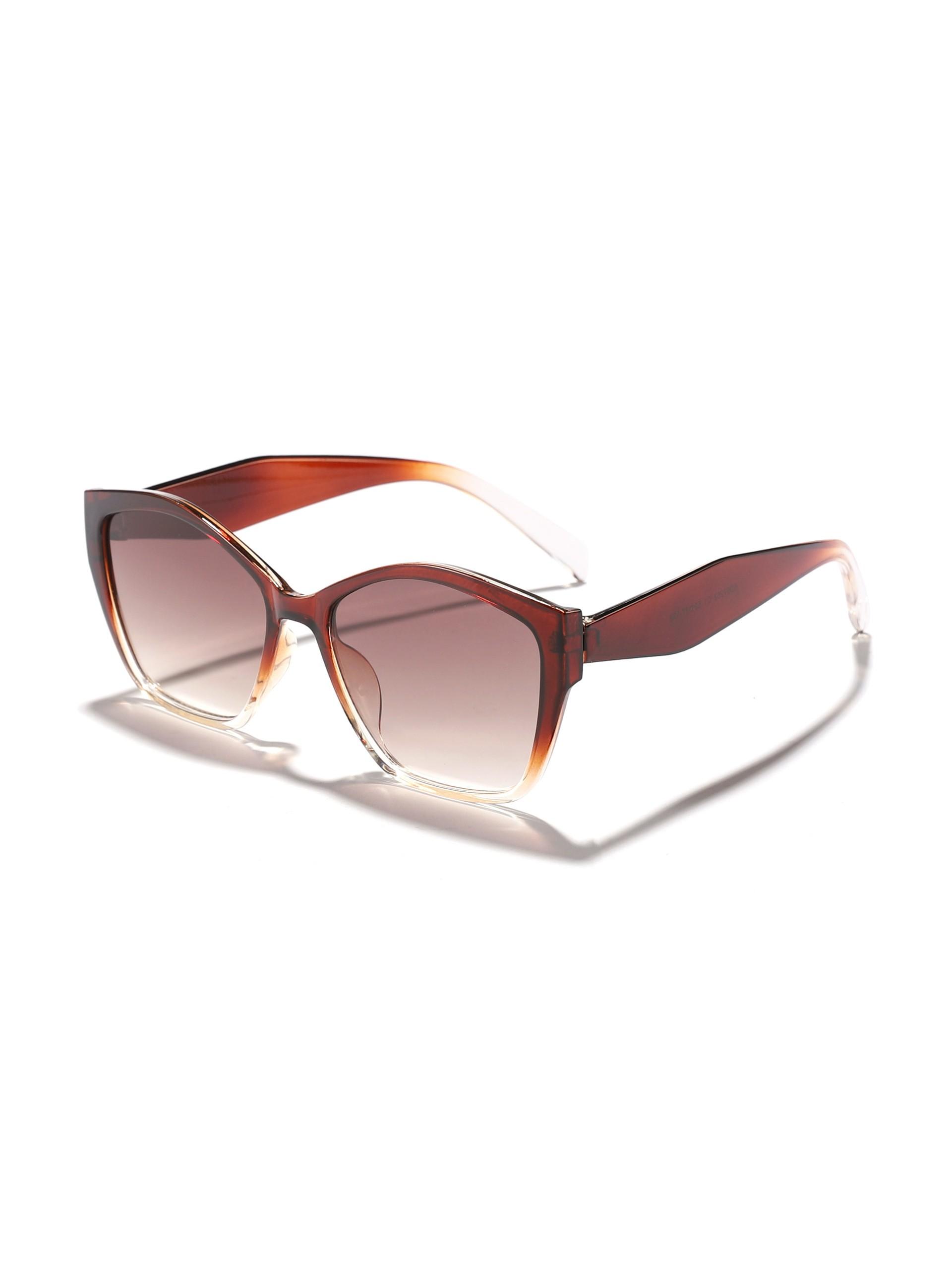 Unisex Square Frame Sunglasses, Casual All-Over Print Design, Decorative Lens, Perfect for Daily Wear & Leisure