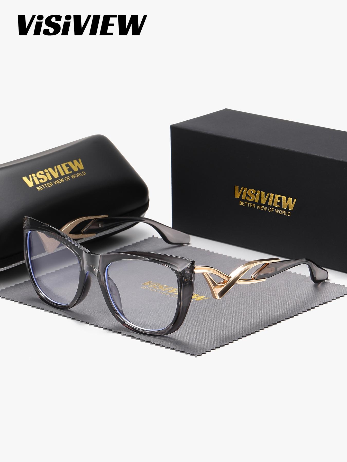 1 pair of Cat eyes glasses 1 Pair Visiview Unisex Cat Eye Full Frame Glasses, Cat-Eye  main image 2