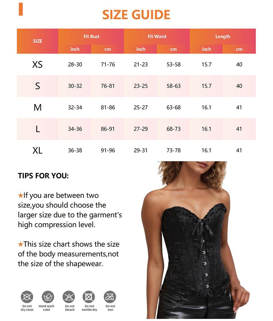 Women's corset top, lace-up corset, date night wear, strapless, steel skeleton, vacation party dance, carnival Valentine's Day vest, suitable for outdoor wear